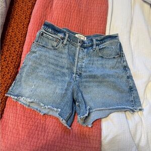 Abercrombie & Fitch Light Blue Jean Shorts